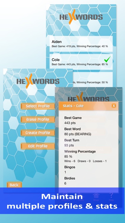 HexWords Free screenshot-3