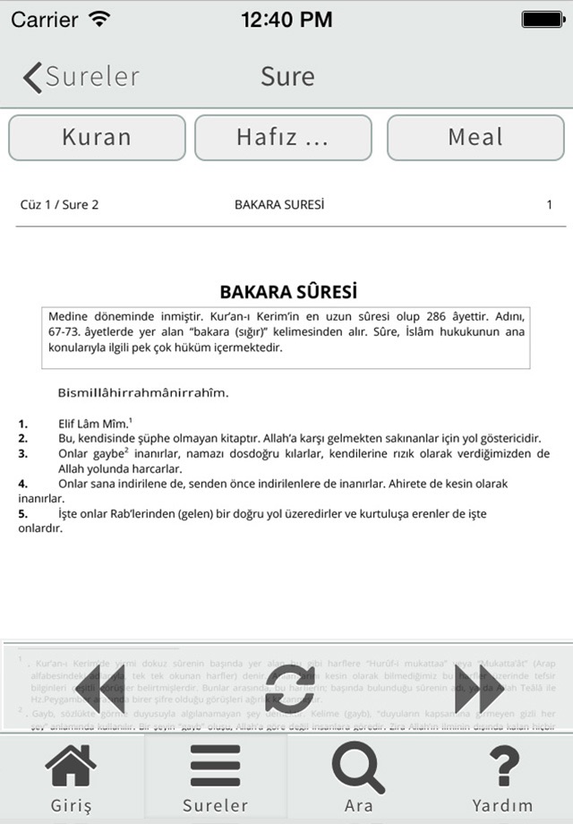 Kur'an-i Kerim screenshot 3