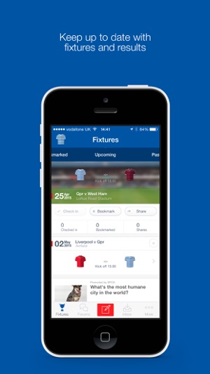 Fan App for Queens Park Rangers FC