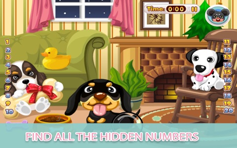 Doggy Numbers – Puzzle game with funny dogs for sweet little kids screenshot 4
