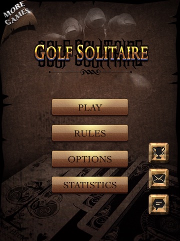 Golf Solitaire iPad edition screenshot 3