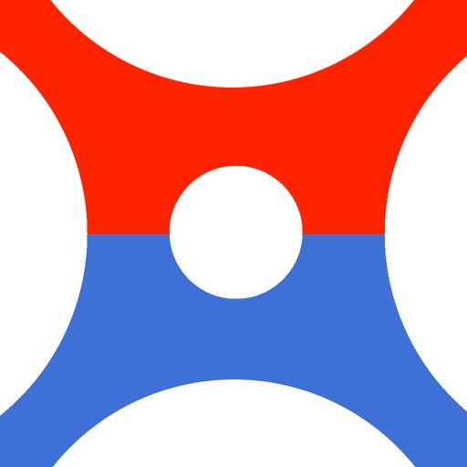 RED and BLUE - Test your reflex icon