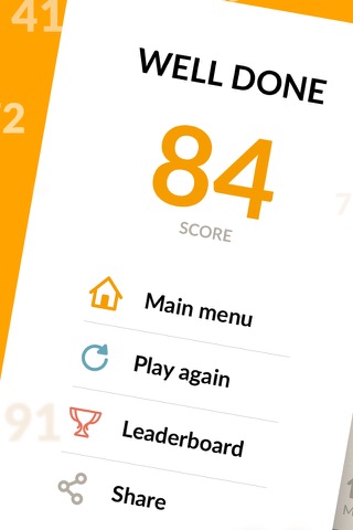 HigherLower - A concentration game screenshot 4