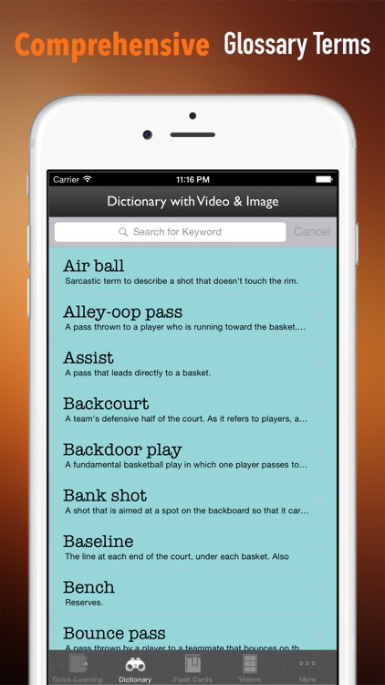 Basketball 101: Quick Learning Reference with Video Lessons and Glossary