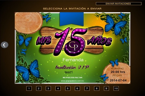 Invitaciones GP screenshot 3