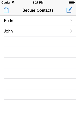 Secure Contacts screenshot 3