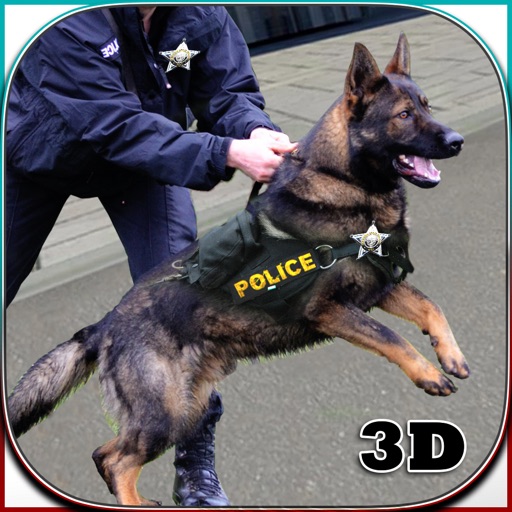 Cop Dog Arrest Criminal in Town icon