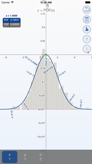 Bell Curves - graphing calculator for the normal distributio(圖1)-速報App