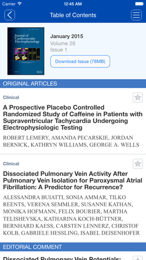 Journal of Cardiovascular Electrophysiol