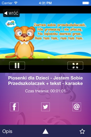 Karaoke dla Dzieci - Muzyczne przeboje dla najmłodszych screenshot 4