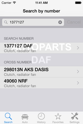 Autoparts for DAF Truck screenshot 2