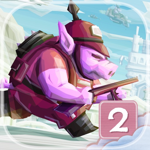 Pigs From Above 2 - PRO - Blast Pigs Off The Sky Empire Defense Tower Strategy Game Icon