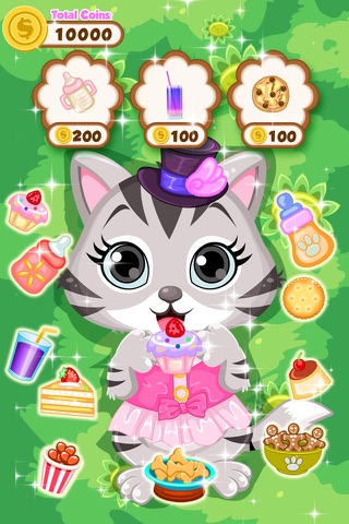 Cute kitty - Pet feeding Dressup develop game screenshot 3