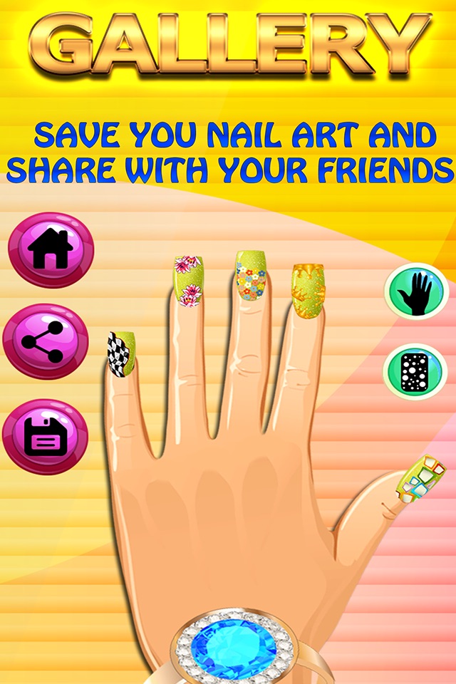 Hollywood Nail Salon-Nail Art Manicure for Girls screenshot 3