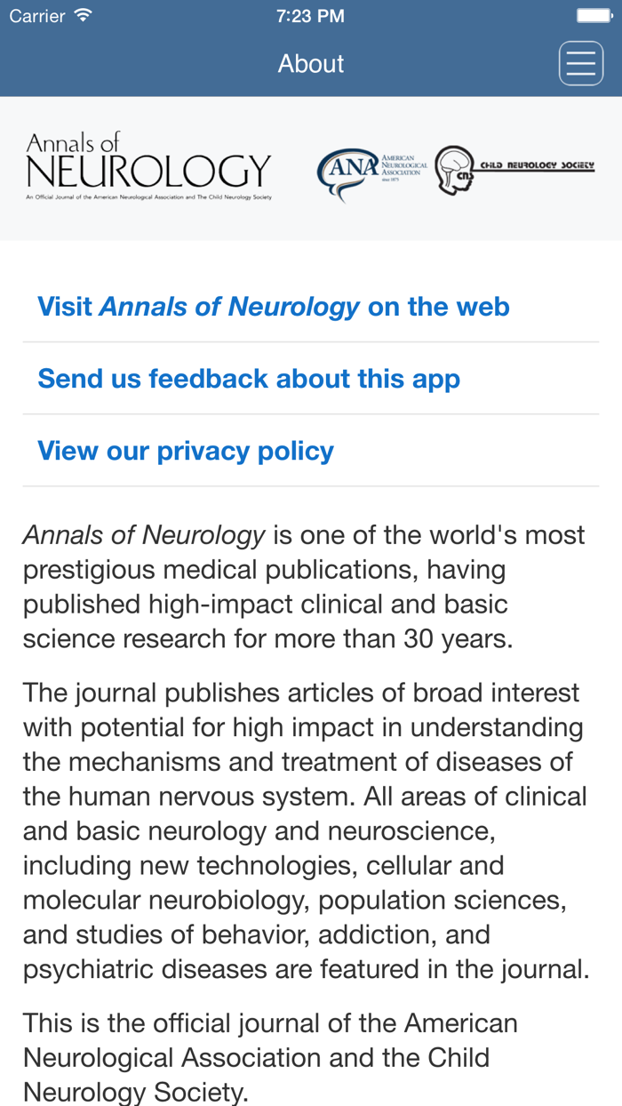 Annals of Neurology