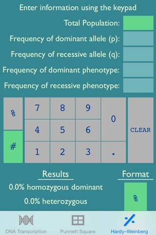 Biology Calculator screenshot 2