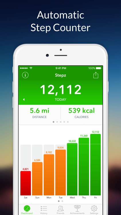 Stepz - Step Counter screenshot-0