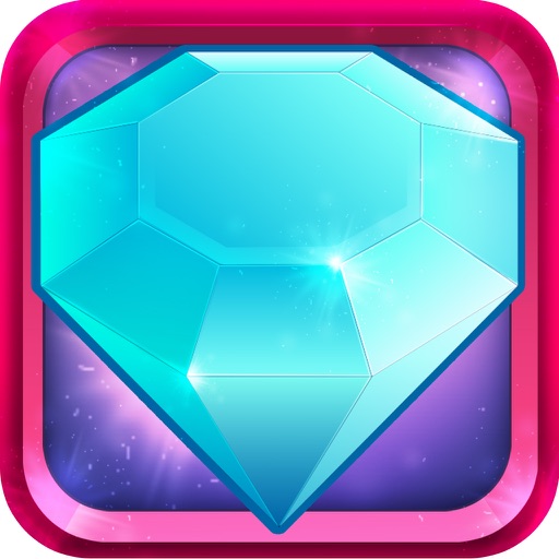 A Dazzling Diamond - Sparkling Gem Stack Up Puzzle FREE icon