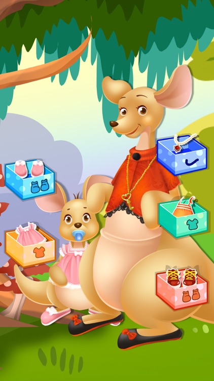 Little Kangaroo Mommy's New Baby Care: Newborn Animal Kids Game