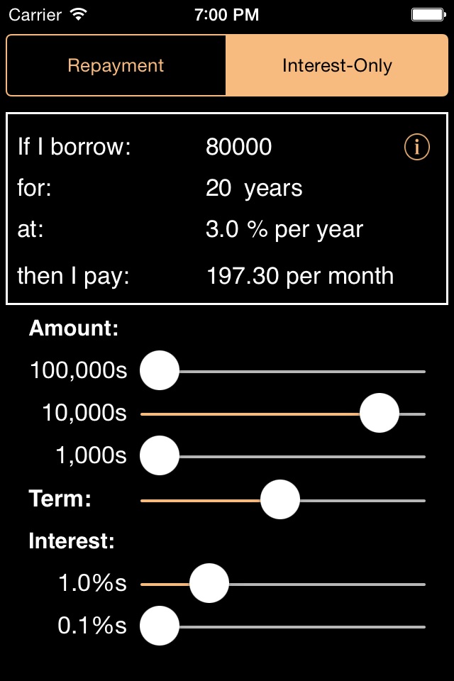 Mortgage Calculator from Andrew's Toolkit screenshot 2