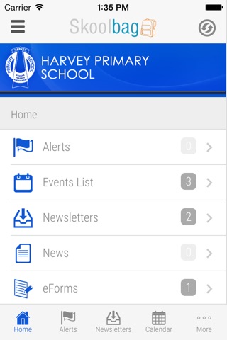 Harvey Primary School - Skoolbag screenshot 2