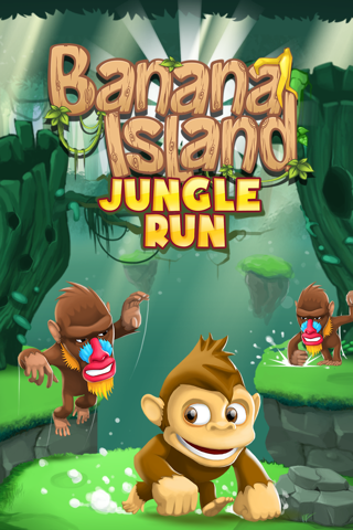 get * banana island jungle run * and help our little monkey