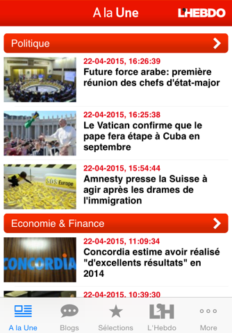 L'Hebdo screenshot 2