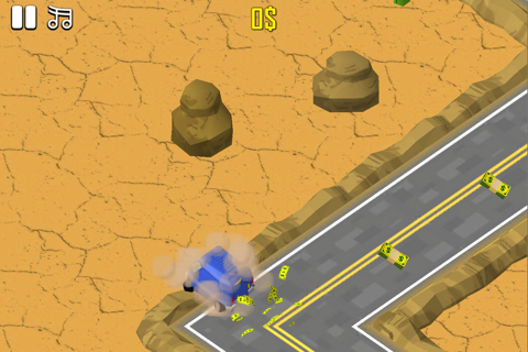 ZigZag Car Racing : Cute Cartoon Race 3d Free Fun Game screenshot 2
