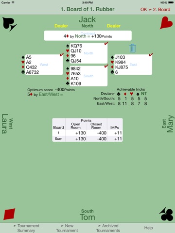 Bridge4Scorer screenshot 4