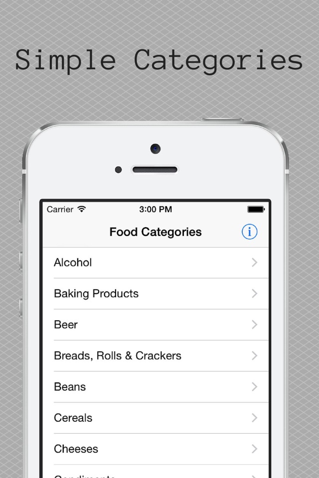 iCarb Carbohydrate and Calorie Counters screenshot 2