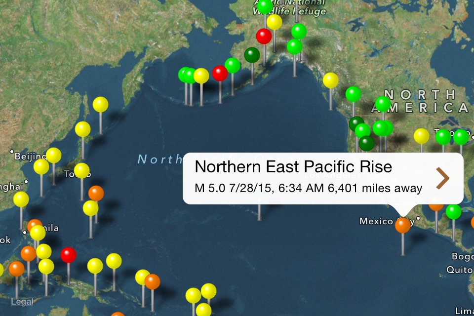 Quakes - Earthquake Notifications screenshot 2
