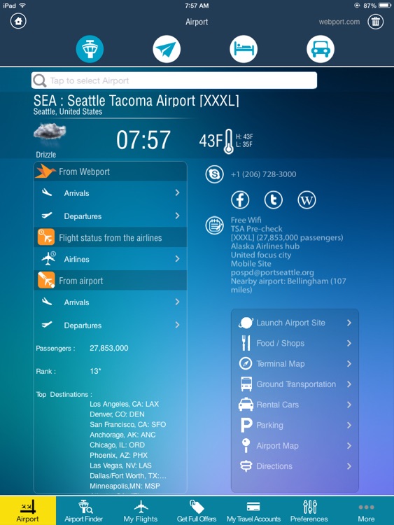 Airport (All) HD + Live Flight Tracker -all airports and flights in the world +flight status double check -radar