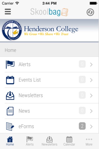 Henderson College - Skoolbag screenshot 3