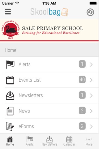 Sale Primary School - Skoolbag screenshot 3