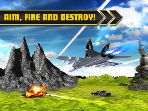 戦闘機ジェット タンク攻撃戦争 3Dのおすすめ画像4