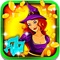 Evil Witch and Wizard Slot Machine: Break the spell bubble and win big golden coins