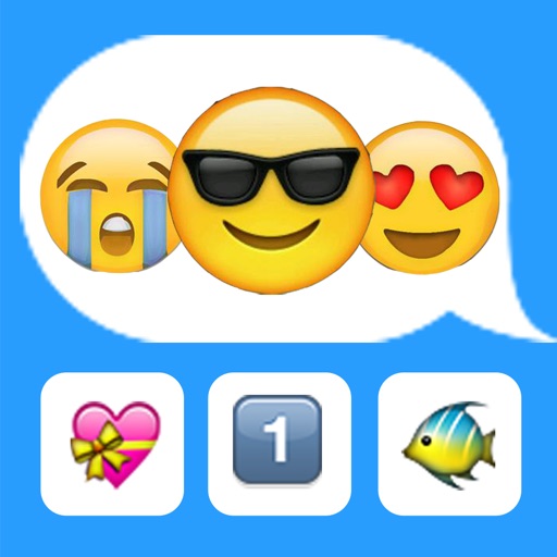 Extra Emoticons & New Emoji Keyboard - Animated Icons Art, Gif Stickers Icon