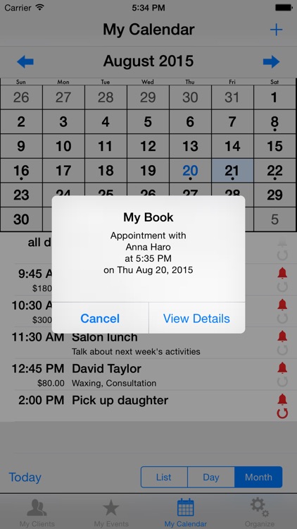 My Book of Clients Salon screenshot-4