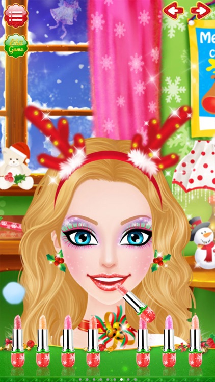 Christmas Salon  Girls Makeup, Dressup and Makeover Games by Libii