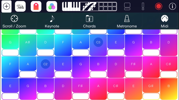 Simple Music - amazing chords creation keyboard app with free piano, guitar, pad sounds, and midi screenshot-4
