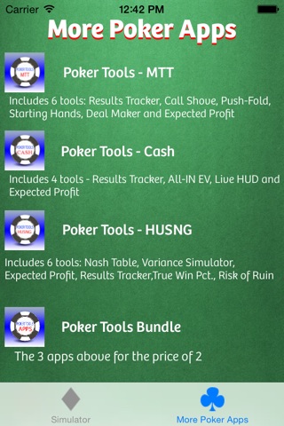 Poker Tools - Spin and Go screenshot 4