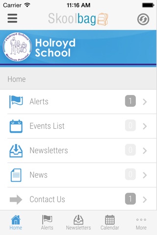 Holroyd School - Skoolbag screenshot 2