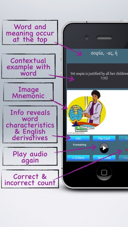 Multimedia Flashcards for Hewett's NT Greek