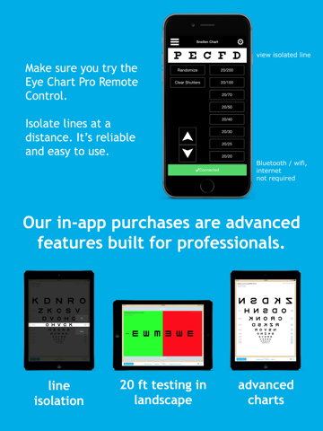 Eye Chart Pro - Test Vision and Visual Acuity better with Snellen, Sloan, ETDRS, and Near Vision Exams! screenshot 4