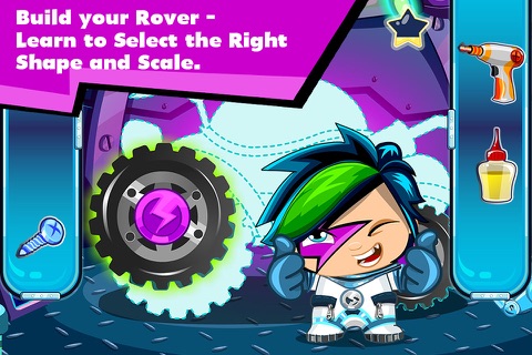 Iggy’s Creative Rovers – build, paint add stickers to six different Rovers screenshot 2