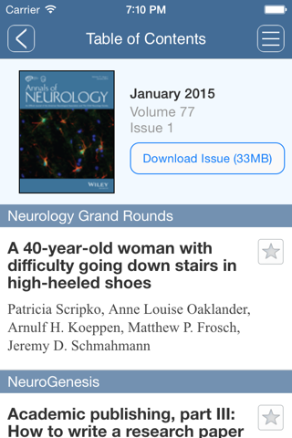 Annals of Neurology screenshot 4
