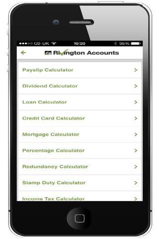 Rivington Accounts screenshot 3