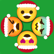 圣诞节绘文字 Emoji Circle Wheels : 转转圣诞老人节日开心可爱表情符号图标动动乐键盘益智游戏
