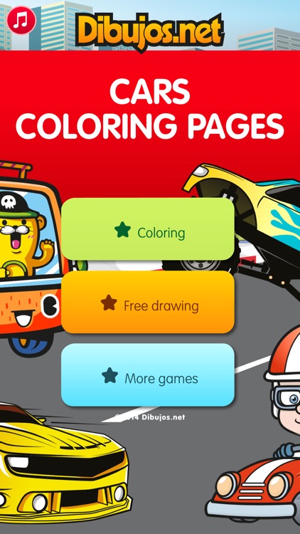 Cars Coloring Pages for kids