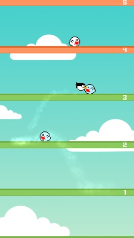 Penguin Fly Free - Learn to Flying by Tap Pengu and Jump the Slide Floor Gameのおすすめ画像4
